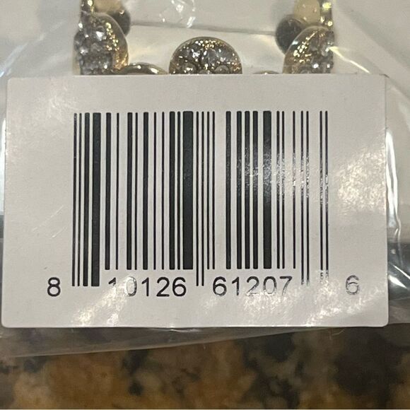 Marlyn Schiff Disc Pave Adjustable Ring - Gold Bling - Picture 8 of 8